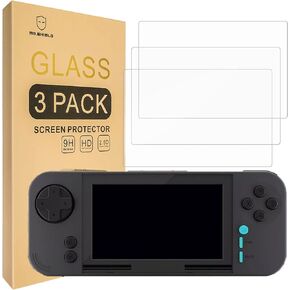 Mr.Shield Screen Protector compatible with EXP-R/Evercade EXP [Tempered Glass] [3-PACK] [Japan Glass with 9H Hardness]