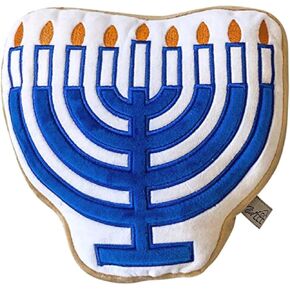 Midlee Menorah Sugar Cookie Dog Toy (Large)