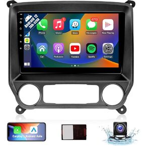 Naifay Android Car Radio for Chevrolet Chevy Silverado & GMC Sierra 2014-2018 Wireless CarPlay Android Auto, 2+32G 10.1" Touchscreen Car Stereo for Silverado with Bluetooth/In-dash GPS/WiFi/SWC/Camera