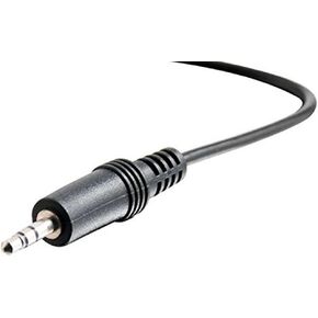 C2G Legrand 3.5MM Stereo Audio Cables, 3.5MM Male to Male Cord, Black Audio Cable with In-Wall, CMG-Rated Jacket, 6 Foot 3.5MM Audio Cable, 1 Count, C2G 40413