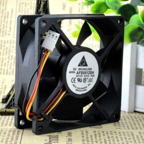 Server/Case Cooling Fan for Delta AFB0812SH F00, 12V 0.51A 80 * 80 * 25mm 3pin Speed Sensor, Speed 4000RPM