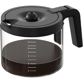 12 Cup Coffee Maker Carafe Replacement Pot Compatible with Keurig K-Duo 5100 Single Serve K-Cup Pod & Carafe Coffee Maker Only (NOT Fit K-Duo 5000 Essentials Model)