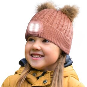 Kids 2X POM POM with Charger - Pink