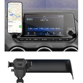 Car Phone Holder for Nissan Altima SR SV 2019-2024 /Sentra SR SV 2020-2024 /Rogue S SV 2021-2024, Dash Mount Cell Phone Holder for Metal Ball Adapter Fit for Most Smartphones (For 8inch Screen)