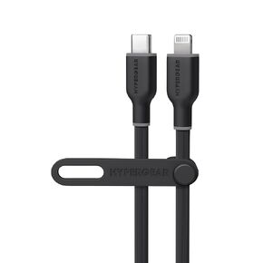 HyperGear iPhone USB-C to Lightning Charging Cable 6ft - MFi Certified 35W PD Fast Charger Cord for iPhones iPads & More [Durable for Daily Use & Travel] (Black)
