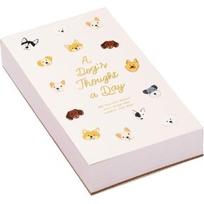 Eccolo Inspirational Quotes Thick Note Pad, "A Thought a Day" List Pad with 365 Inspirational Quotes for Notes, Memos - A Year of Positive Thinking, To Do List Notepad (Off-White, 4.5-x-8 Inches)