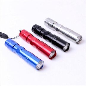 1Pc Black Small LED Flashlights,Mini Waterproof Ultra Bright Flashlight Torch for Camping Hiking not Included Battery Mini Flashlight Mini Flashlight