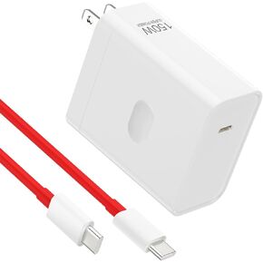 for Oneplus Charger 150W Supervooc Warp 100W 80W Fast Wall Charger Block for One Plus 13 12 12R 11 10T 10R Nord CE4 3 4 Pad Open Oppo Realme 65W MacBook Laptop 3.3ft USB C to C Cable