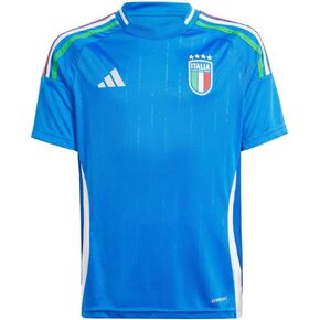 adidas Boys' Italy 2024 Home Jersey, Blue