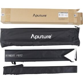 Aputure INFINIBAR PB12 صندوق تعديل إضاءة LED مستطيل مع شبكة 45 درجة لصانعي الأفلام وفنيي الإضاءة