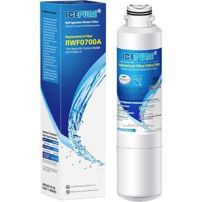 ICEPURE DA29-00020B Samsung Refrigerator Water Filter Replacement for DA29-00020A/B, HAF-CIN/EXP, RF28HFEDBSR, RF263BEAESR, RF263TEAESG, RF28HDEDBSR, HAF-CIN, RF4287HARS,RF4267HARS ,DA97-08006A 3PACK