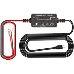 Dash Cam Hardwire Kit Micro USB Cable for Cobra SC 201 SC200D SC100, Garmin Parking Mode and Motion Detection, 15 FT