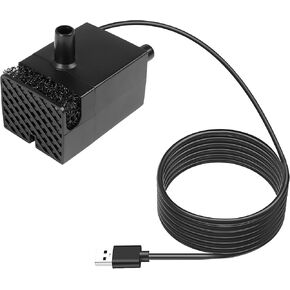 Replacement Pump for SIBAYS 118oz/3.5L Cat Water Fountain, Ultra Quiet Dog Water Fountain Pump Mini Submersible Pump, Pet Water Fountain Pump