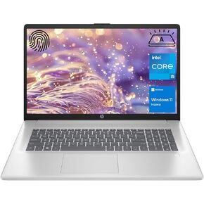 HP Essential Laptop, 17.3" FHD Display, Intel Core i5-1334U, 32GB RAM, 2TB PCIe M.2 SSD, Wi-Fi 6, Webcam, Backlit Keyboard, Windows 11 Home, Silver