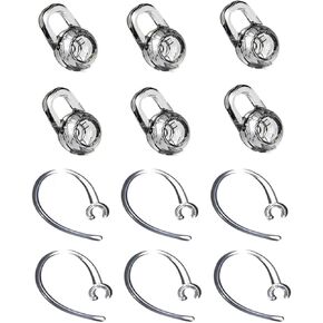 Earbud Gel & Ear Hook Fit for Plantronics M155 M165 M1100 M55 Fit for Plantronics Replacement PartsReplace The BluetoothEarbudsReplace The Bluetooth Earphone Hanger 6 Headphone Gel +6 earhook in Kuwait