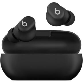 Beats Solo Buds - سماعات أذن بلوتوث لاسلكية | 18 ساعة من عمر البطارية | التوافق مع أبل وأندرويد | ميكروفون مدمج - أسود غير لامع (إصدار مميز متجدد)