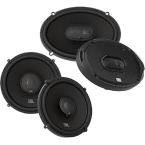 JBL - STADIUM962M 6x9 3-Way Coax Car Audio Speakers (Pair) w/ STADIUM62F 6 1/2" 2-Way Coax Car Audio Speakers (Pair) in Kuwait