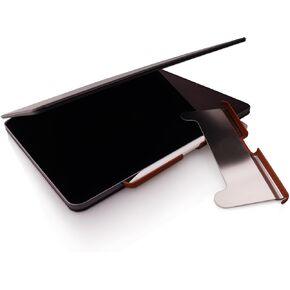Thankscase Pencil Holder Compatible with Apple Pencil 2, Pencil Pro, to be Used with Magic Keyboard, Keyboard Folio, Ultra-Thin Steel Plate Build-in ABS Holder, Prevent Falling. (Black)