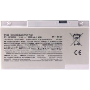 Binger New VGP-BPS33 Replacement Laptop Battery Compatible With Sony Vaio Svt-14 Svt-15 T14 T15 Touchscreen Ultrabooks VAIO SVT14127CG SVT14126CXS SVT14127CH SVT14128CC(11.4V 3760mAh 43Wh)