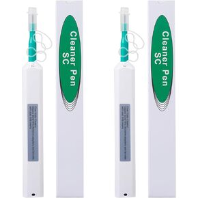 -2 قطعة قلم تنظيف الألياف البصرية 2.5 مللي متر الحلقات SC/ST/FC قلم تنظيف موصل الألياف البصرية تم تنظيفه لأكثر من 800 مرة in Kuwait