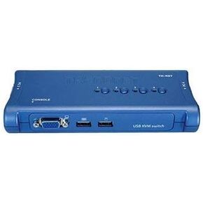 4Pt Usb Kvm Swch Kit W/ 4 X Kvm Cables (TK-407K) -