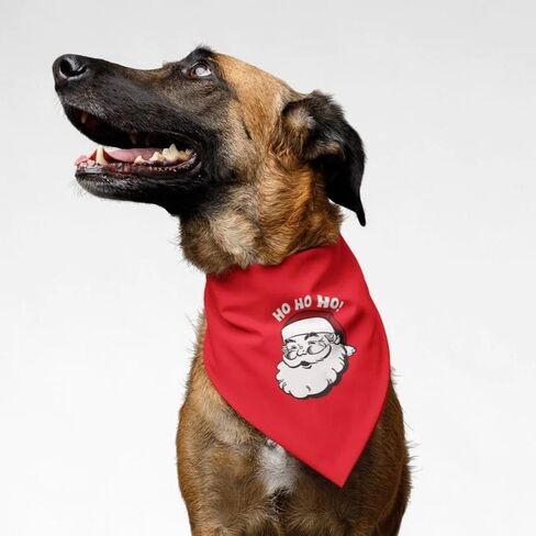 Dog Bandana Suitable for Medium and Large Dogs, Featuring an Iconic Design and Expertly Crafted from Premium Fabric to Ensure Proper Air Circulation (Happy New Year) in Saudi Arabia