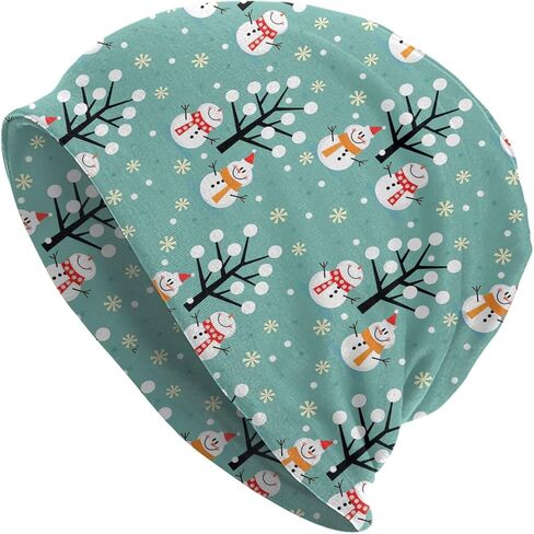 Christmas Beanie Hat Adult Skull Cap Warm Slouchy Knit Hat Chemo Cap Cancer Headwear for Men Women in Saudi Arabia