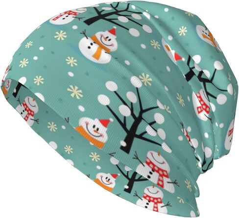 Christmas Beanie Hat Adult Skull Cap Warm Slouchy Knit Hat Chemo Cap Cancer Headwear for Men Women in Saudi Arabia