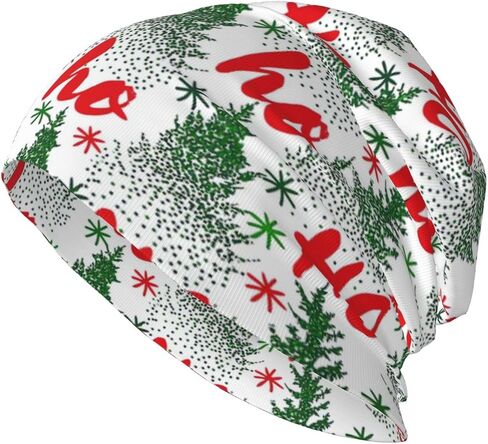 Christmas Beanie Hat Adult Skull Cap Warm Slouchy Knit Hat Chemo Cap Cancer Headwear for Men Women in Saudi Arabia