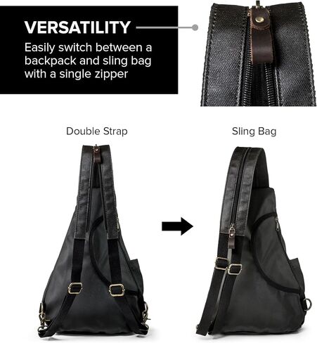 Crossbody Sling Bag Smell Odor Bag Shoulder Daypacks Backpack Travel Bag - Grey in Saudi Arabia