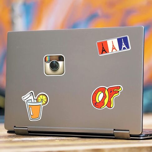 300PCS Cool Stickers for Adults,Waterproof Vinyl Stickers for Laptop,Skateboard,Helmet, Luggage,Water Bottles,Brand Stickers for Adults Teens in Saudi Arabia