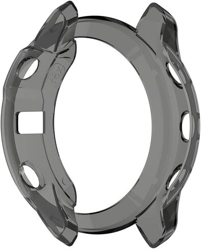 غطاء حافظة Disscool TPU لهاتف Garmin Fenix ​​6X، غطاء حماية ناعم مضاد للسقوط من مادة TPU لهاتف Garmin Fenix ​​6X (TPU أسود) in Kuwait