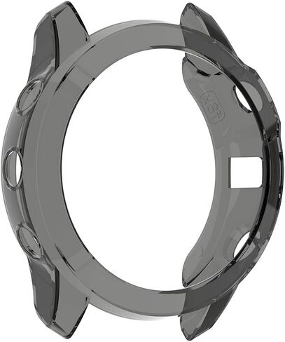غطاء حافظة Disscool TPU لهاتف Garmin Fenix ​​6X، غطاء حماية ناعم مضاد للسقوط من مادة TPU لهاتف Garmin Fenix ​​6X (TPU أسود) in Kuwait