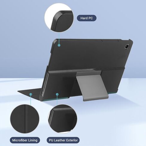 حافظة تابلت ProCase لجهاز Lenovo Tab Plus 11.5 بوصة 2024، غطاء ذكي بقشرة صلبة لإصدار Lenovo Tab Plus 2024 مقاس 11.5 بوصة - أسود in Saudi Arabia