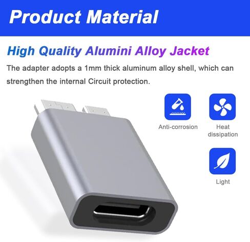 محول USB C إلى Micro B، محول تمديد USB 3.1 Type-C أنثى إلى USB 3.0 Micro B ذكر لكابل القرص الصلب، SSD، HDD (4 حزم) in Saudi Arabia
