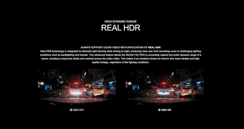 كاميرا IROAD PRO FX2 الأمامية، FHD 1080p HDR مع مستشعر Sony STARVIS، صنع في كوريا، فاصل زمني، GPS، زاوية واسعة 140 درجة، ADAS، Wi-Fi، X-Vision، منع تفريغ البطارية، تطبيق جوال، 64 جيجابايت SD متضمن in Saudi Arabia