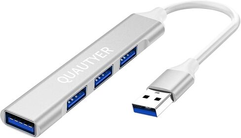 USB Hub for Laptop, USB Multiport Adapter Multiple USB Port hub USB a hub USB Splitter 1 in 4 Out with USB 3.0 hub 4 Port USB hub for PC, Mac, Mouse, HDD, Keyboard,iMac,Flash in Saudi Arabia