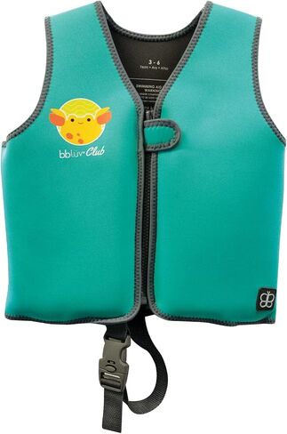 bblüv Näj Toddler Life Jacket - Neoprene Swim Vest for Boys and Girls, with Wetsuit Warmth, SPF Protection, and Removable Baby Swimming Float Pads in Saudi Arabia