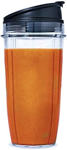 أكواب بوزن 24 أونصة، متوافقة مع BL480، BL490، BL640، BL680 مناسبة لخلاطات سلسلة Nutri Ninja Auto IQ (عبوة من قطعتين) in Kuwait