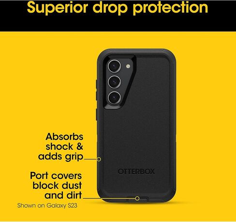 OtterBox Samsung Galaxy S24 Plus (فقط) - حافظة سلسلة Defender - Mountain Majesty (أرجواني) - متينة ومتينة - مع حماية للمنافذ - يتضمن مشبك الحافظة - عبوة غير قابلة للبيع بالتجزئة in Saudi Arabia