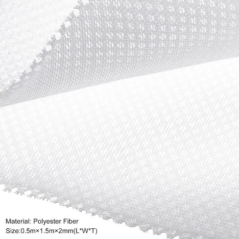 Speaker Grill Cloth Stereo Mesh Fabric Protective Dustproof Cloth, [for Home Speaker Repair] - 19.7 Inch x 59 Inch/White in Saudi Arabia