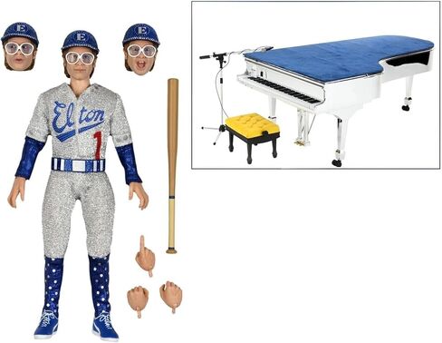 NECA إلتون جون لايف 1975 8IN بالملابس AF in Saudi Arabia