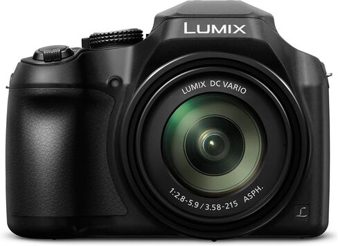 Panasonic LUMIX FZ80 4K Long Zoom Camera (18.1 Megapixels, 60X 20-1200mm Lens) + 32GB Accessory Bundle in Saudi Arabia
