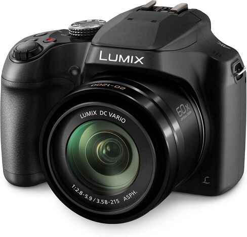 Panasonic LUMIX FZ80 4K Long Zoom Camera (18.1 Megapixels, 60X 20-1200mm Lens) + 32GB Accessory Bundle in Saudi Arabia