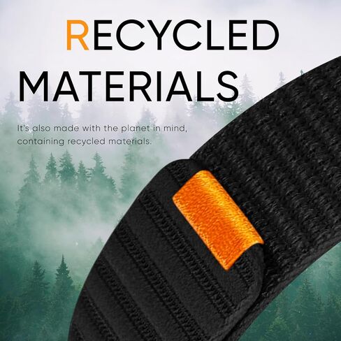 Fabric Band Compatible for Samsung Galaxy Watch 7/6/5/4 Series, Adjustable and Eco-Friendly Sport Loop Band for Galaxy Watch Active/Galaxy Active 2/Galaxy Watch 3(41mm) in Saudi Arabia