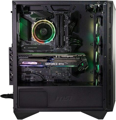 MSI Aegis RS Gaming Desktop PC, Core i7-10700KF 8-Core, NVIDIA GeForce RTX 3080 10GB (32GB DDR4 RAM | 1TB PCIe SSD | 2TB HDD) Windows 10 Home Gamer PC Computer Bundle W/JTD Mouse Pad in Saudi Arabia