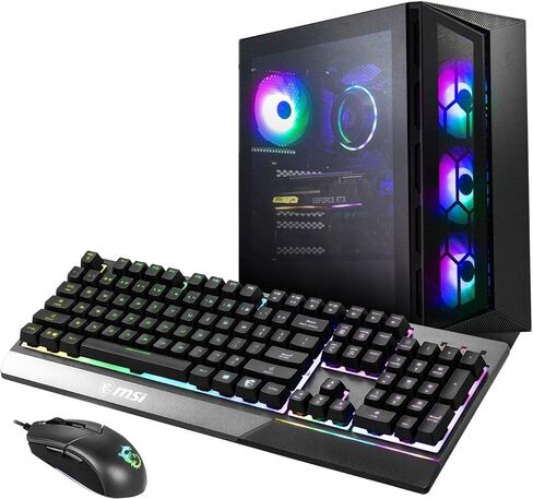 MSI Aegis RS Gaming Desktop PC, Core i7-10700KF 8-Core, NVIDIA GeForce RTX 3080 10GB (32GB DDR4 RAM | 1TB PCIe SSD | 2TB HDD) Windows 10 Home Gamer PC Computer Bundle W/JTD Mouse Pad in Saudi Arabia