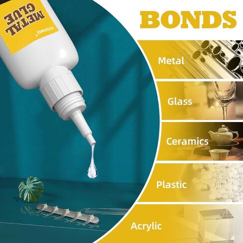 Stone Glue - Oily Glue, FOOGWEE 30g Stone to Stone Glue, Strong Bond, Instant Super Glue for DIY Craft, Model, Pottery, Tile, Glass, Plastic, Metal, Stone, Rubber, Ceramic and More in Saudi Arabia