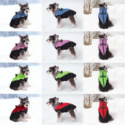 Gyuzh Dog Coat with Harness,Dog Coat Winter Waterproof Dog Jacket,Dog Coats Dog Jackets,Dog Jacket with Built in Dog Harness for Small Medium Large Dogs in Saudi Arabia