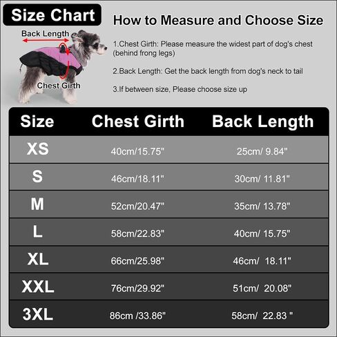Gyuzh Dog Coat with Harness,Dog Coat Winter Waterproof Dog Jacket,Dog Coats Dog Jackets,Dog Jacket with Built in Dog Harness for Small Medium Large Dogs in Saudi Arabia